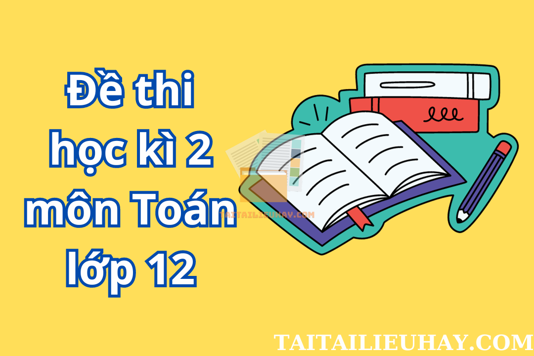 Đề thi học kì 2 môn Toán lớp 12